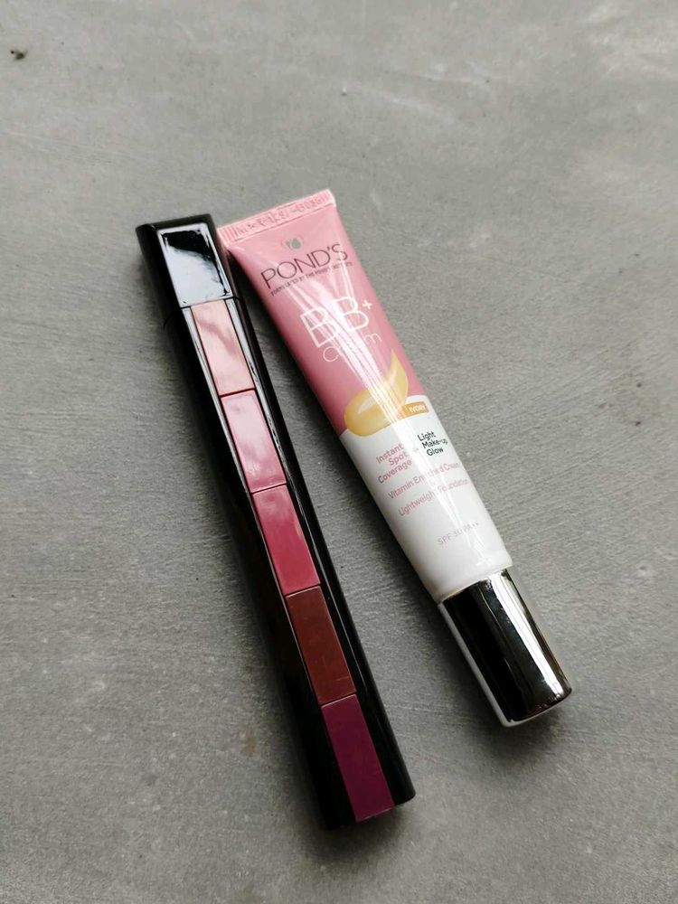 Pond's BB Cream &amp; Multi-Color Lipstick Set