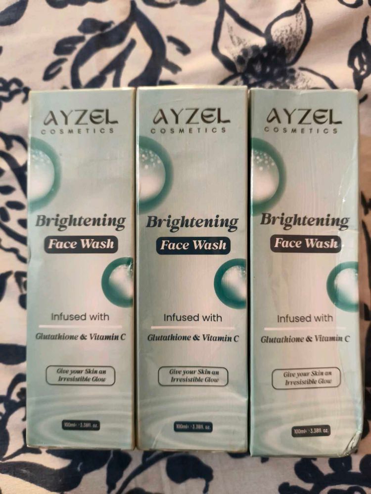 pack of 3, Brightening Face Wash