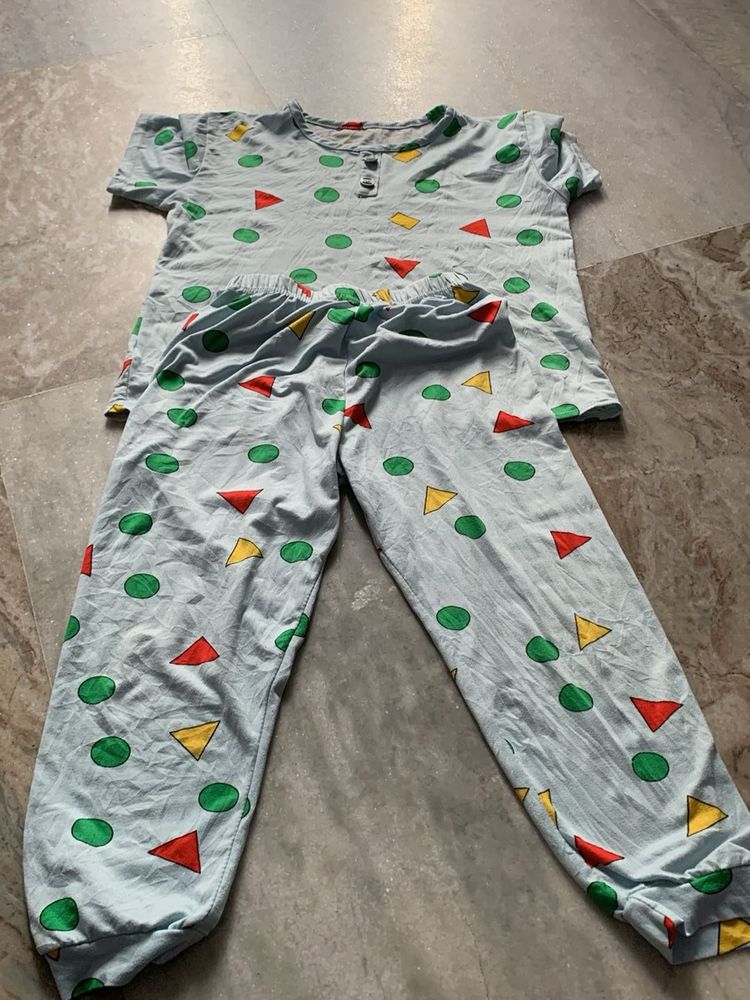 Cute Cartoon Pajama Set