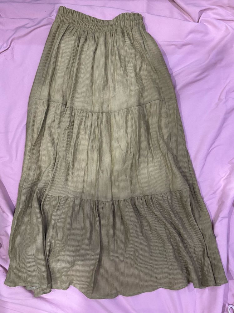 Flowy Tiered Maxi Skirt