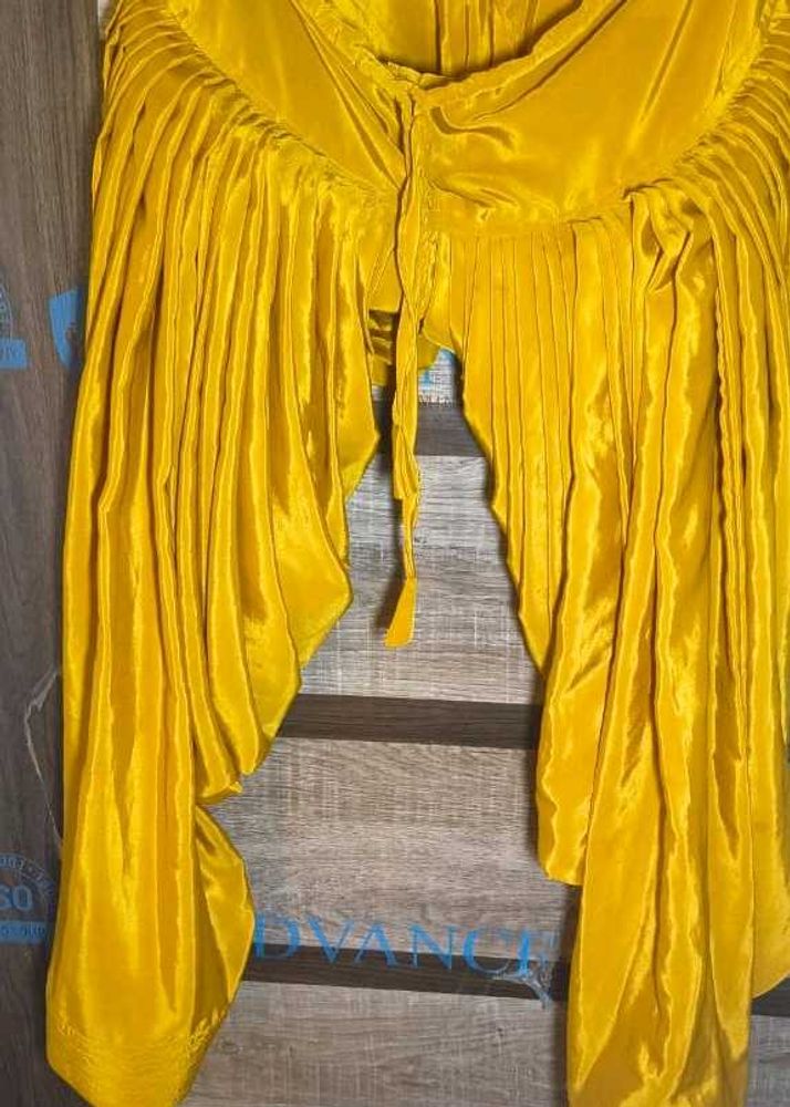 Yellow Designer sulk shyny ptuyala shalwar