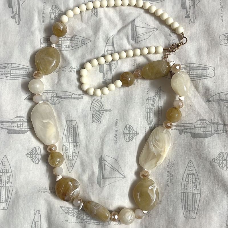 Chunky Beaded Statement Necklace
