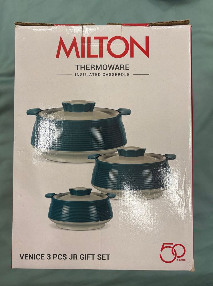 Milton Insulated Casserole 3 Pcs Gift Set NEW