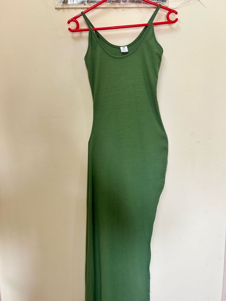 Olive Green Maxi Dress