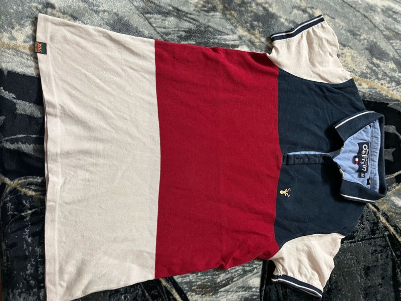 Color Block Polo Shirt