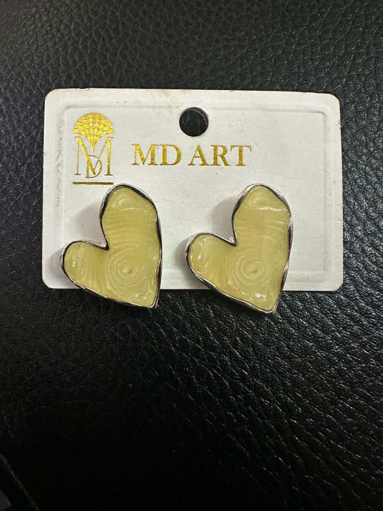 Heart Stud Earrings