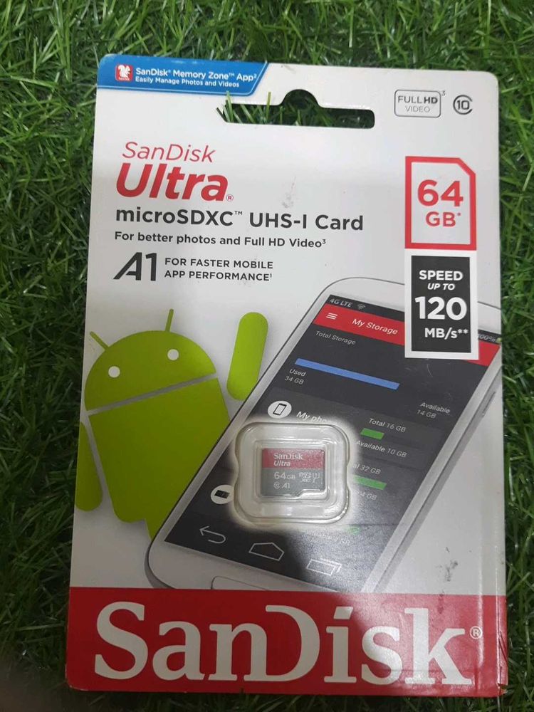 SanDisk Ultra 64GB microSDXC Card