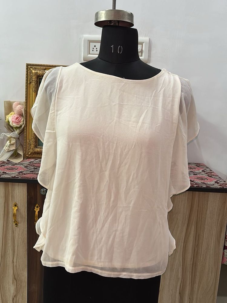 Chic Sheer Overlay Top