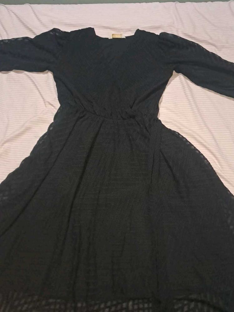 Elegant Black and olive dress combo !!!!
