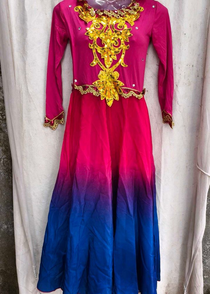 12238. Stunning Ombre Ethnic Gown