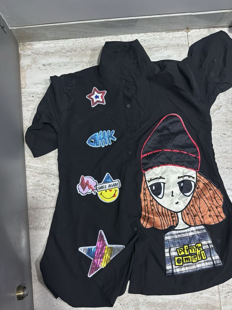 Funky Graphic Print Shirt