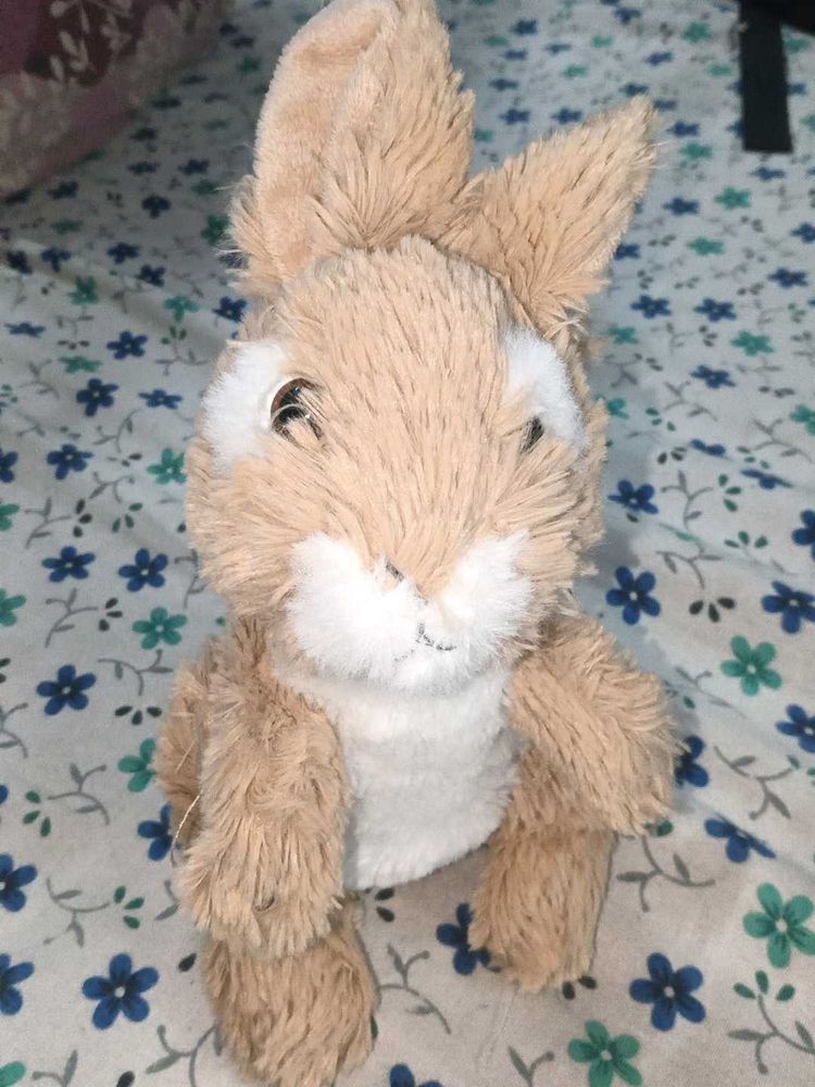 combo Cute Plush Bunny Toy(12cm) and baby hippo