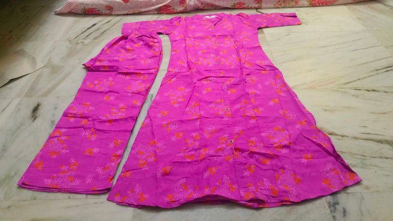 💜🩷Megenta Pink Kurta Set