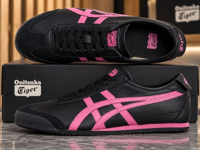 Onitsuka Tiger Black Pink Shoes