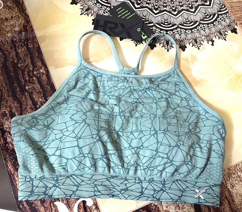 HRX XL Sports Bra with Geometric Print(NEW)
