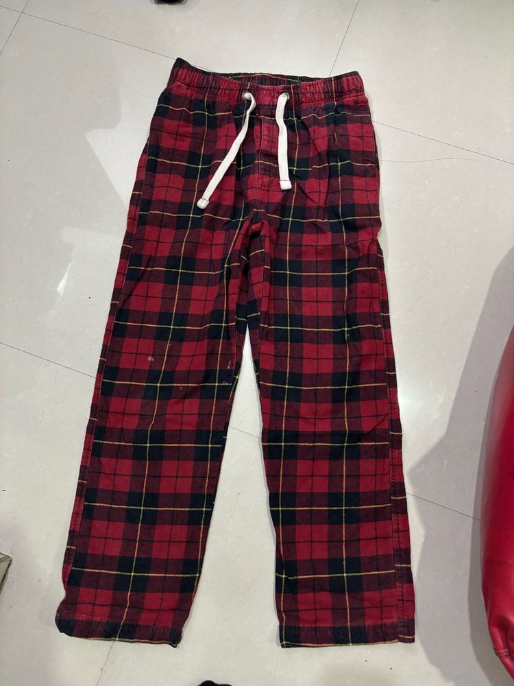 Red Aesthetic unisex Christmas pants