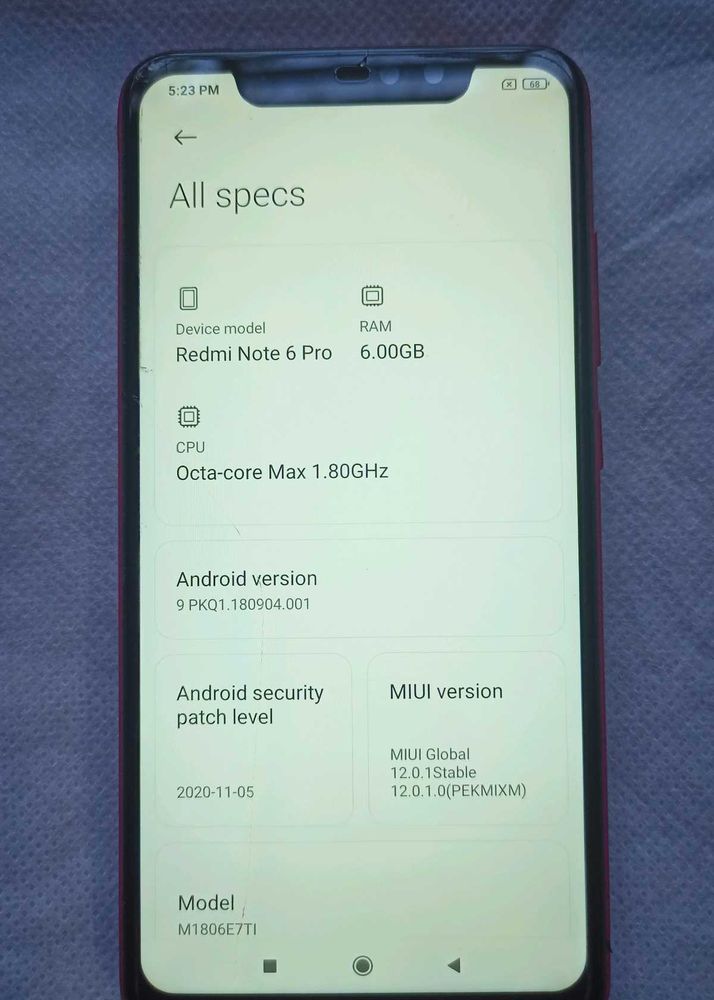 Redmi Note 6 Pro Mobile Phone