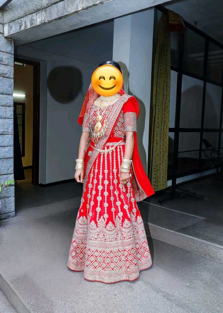 Stunning Red Bridal Lehenga