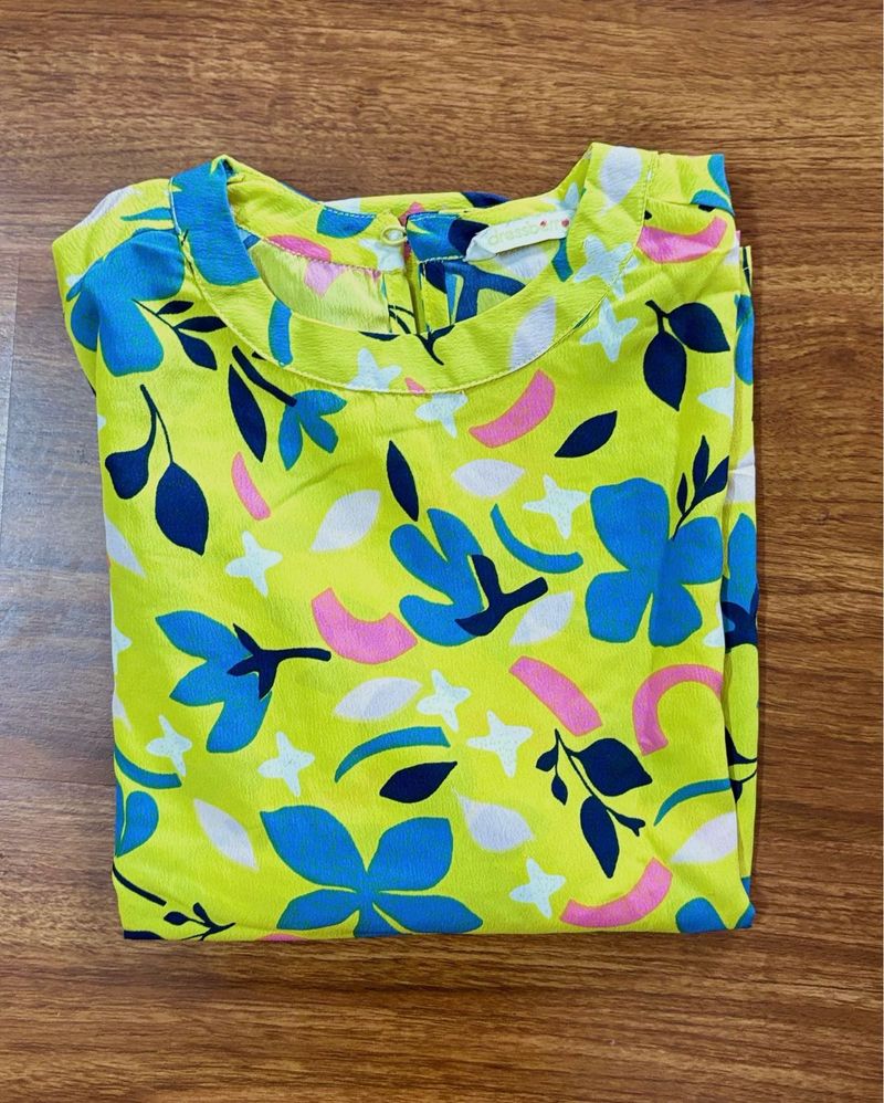Bright Floral Top
