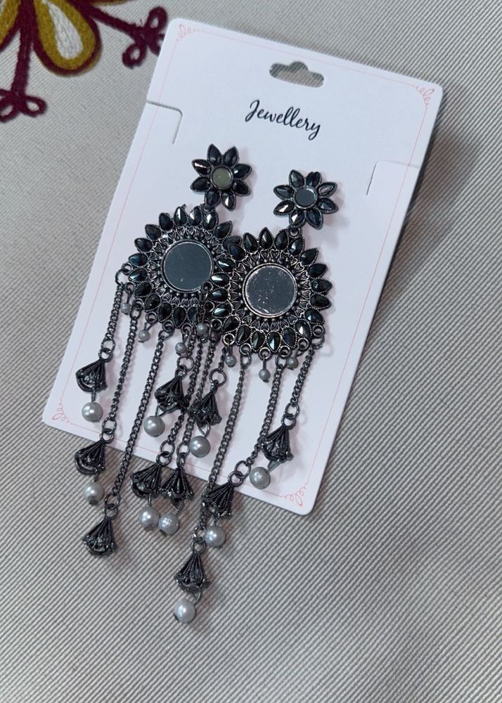 Bohemian Mirror Dangle Earrings