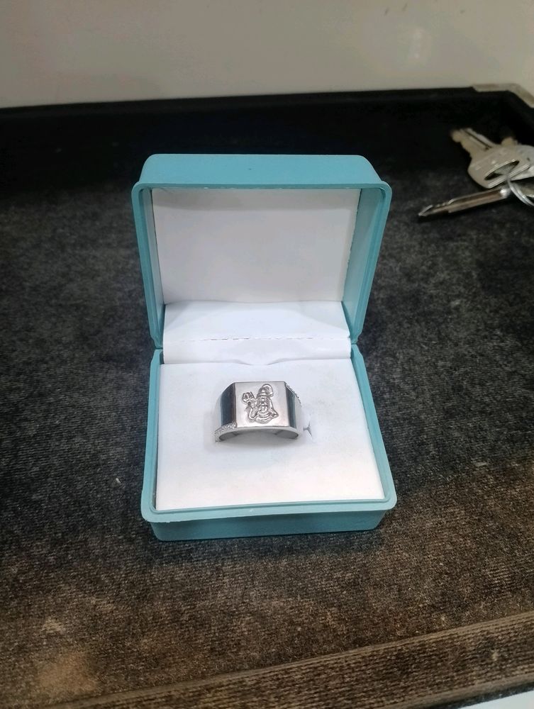 Mahadev Men Ring Pure Silver 925