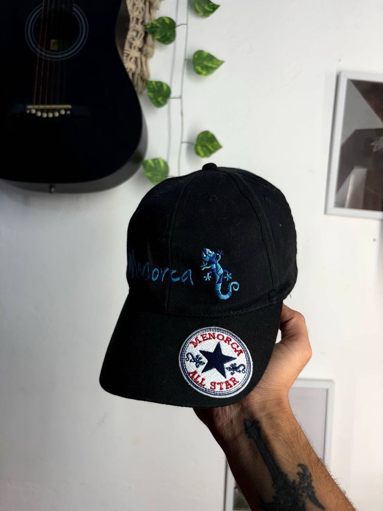 Black Menorca Baseball Cap
