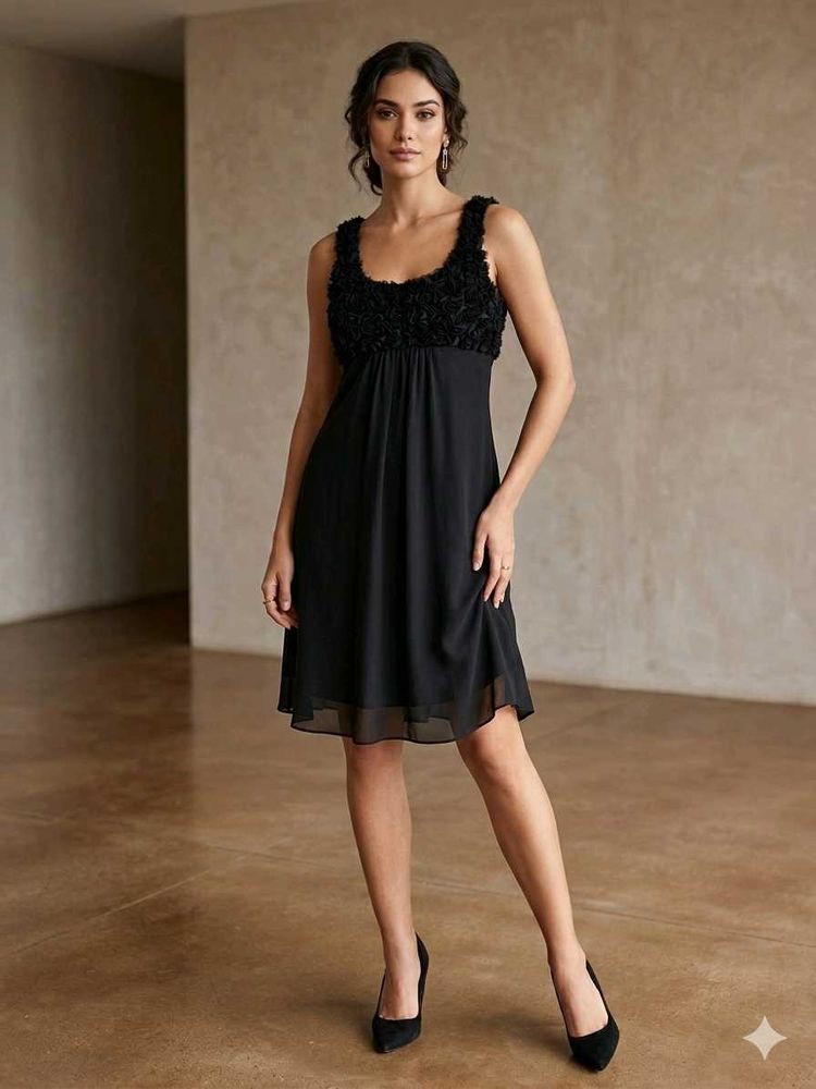 Code by Lifestyle Elegant Black Cocktail Dress