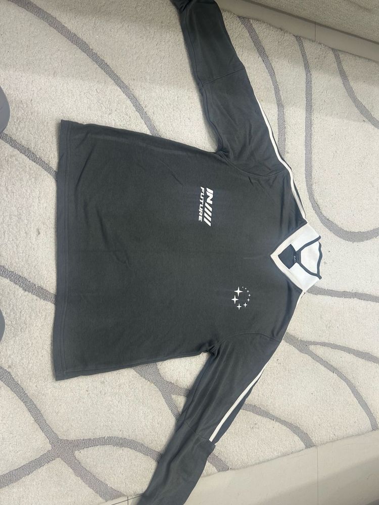 Dark Grey Long Sleeve T-Shirt