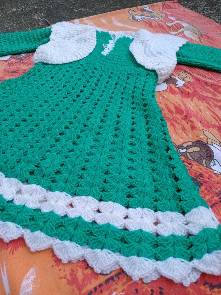 Handmade Crochet Dress with Bolero