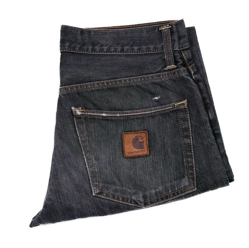 Carhartt charcoal grey straight fir jeans