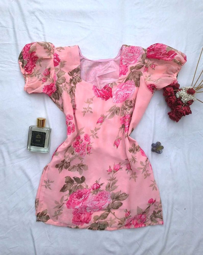 floral Corset back kurti🌷