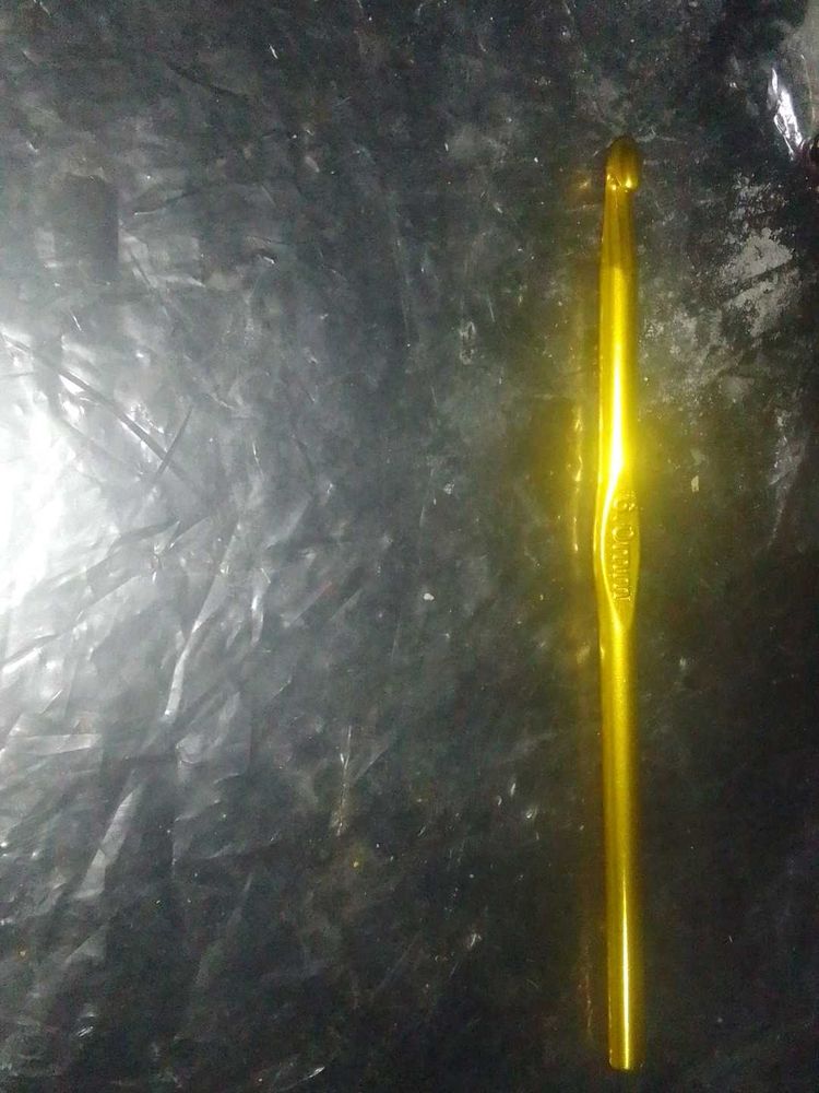 Crochet Needle New One Golden Colour