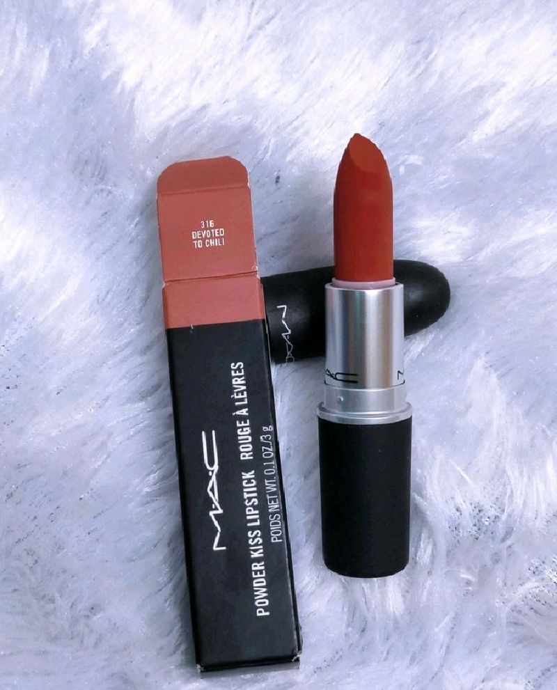 MAC Powder Kiss Lipstick - Devoted to Chili