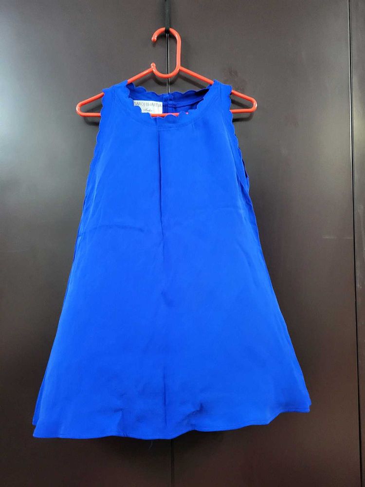 Vibrant Blue Sleeveless Top