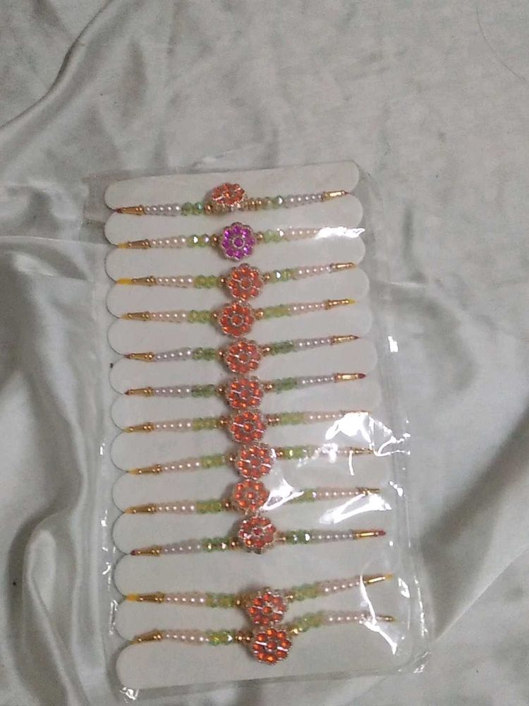 Assorted Beaded Bracelets - Pack of 12