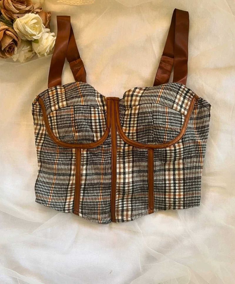 URBANIC- brown Corset/Cami Top