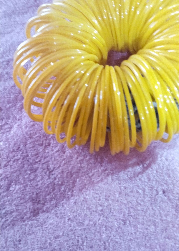 Vibrant Yellow Bangles Set