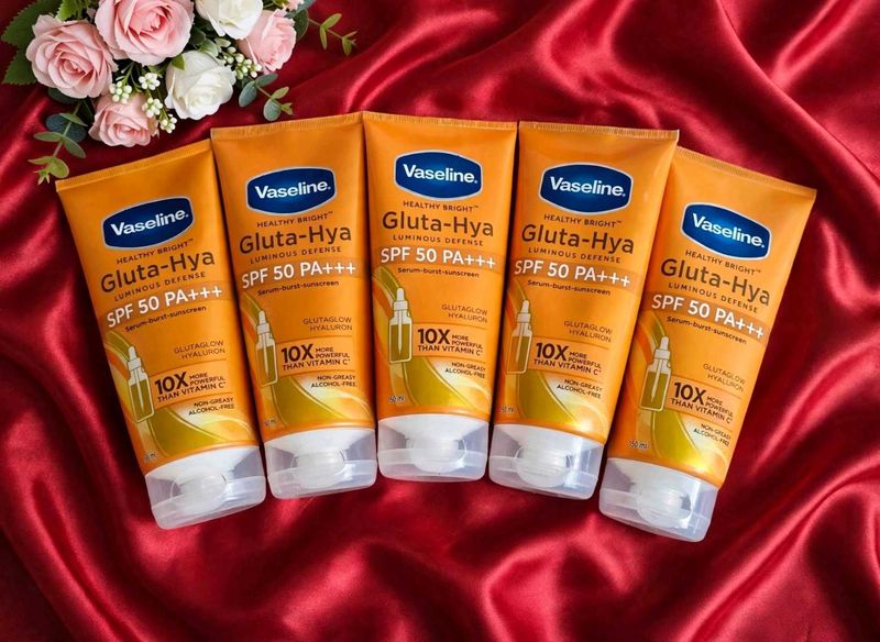 Vaseline Gluta-Hya SPF 50 Sunscreen - Set of 5