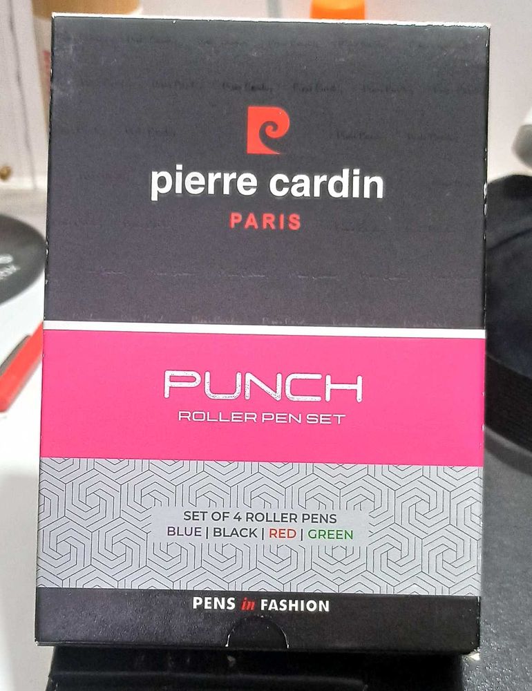 Pierre Cardin Paris Punch Roller Pen Set