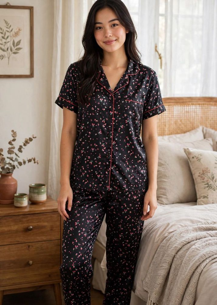 vav n val branded Cute Floral Pajama Set