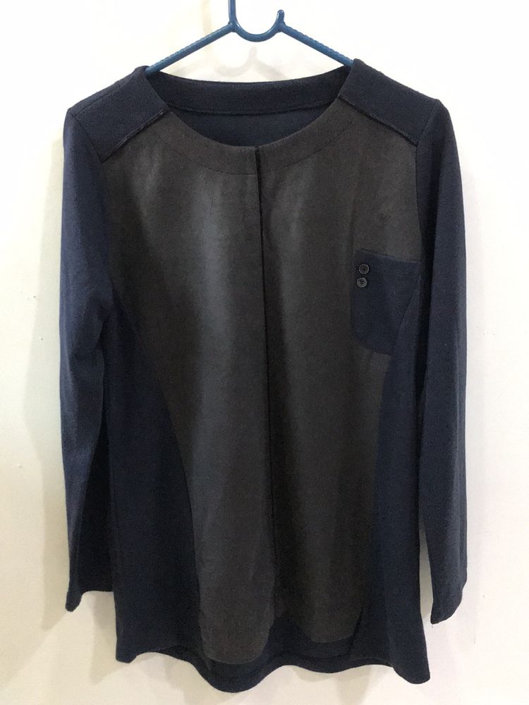 Long Sleeves Warm Top Made In Korea For Women