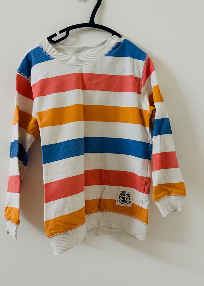 Striped Kids Sweatshirt