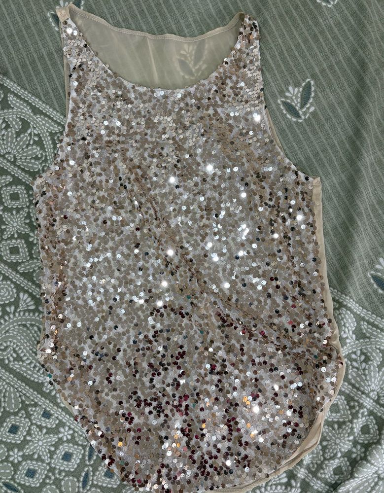 Sequin Sparkle Tank Top