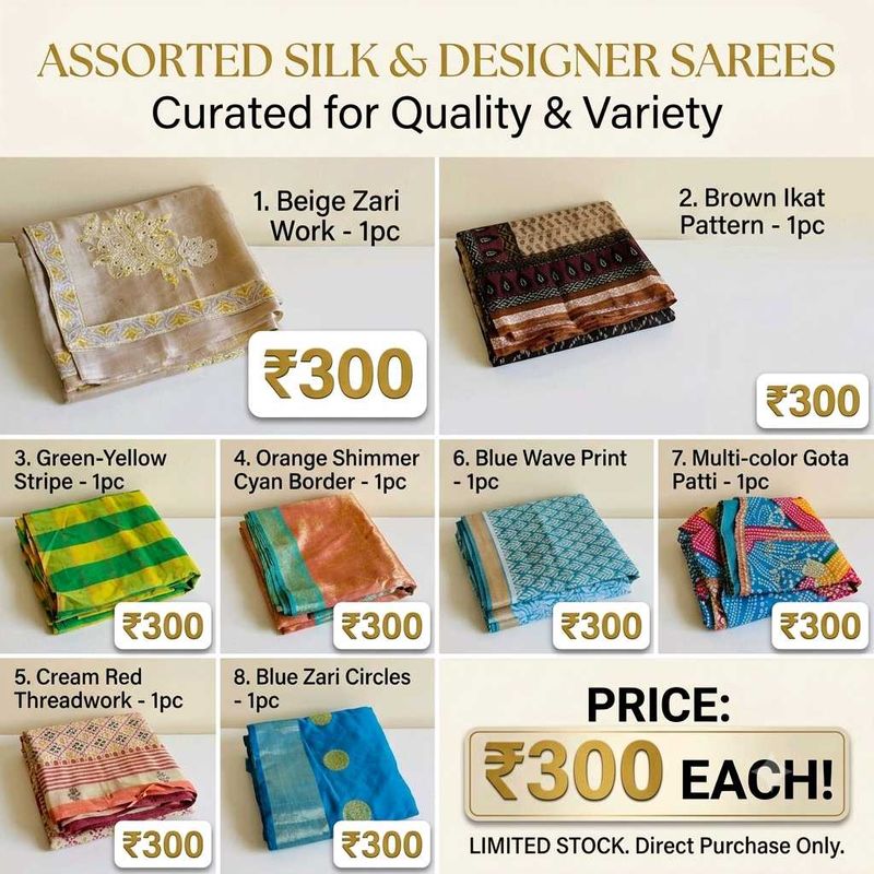 Assorted Silk &amp; Designer Sarees