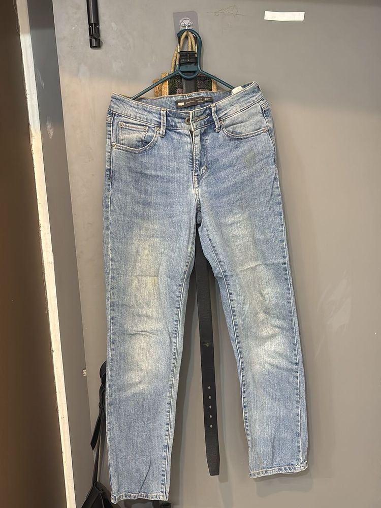 Light Wash Denim Jeans