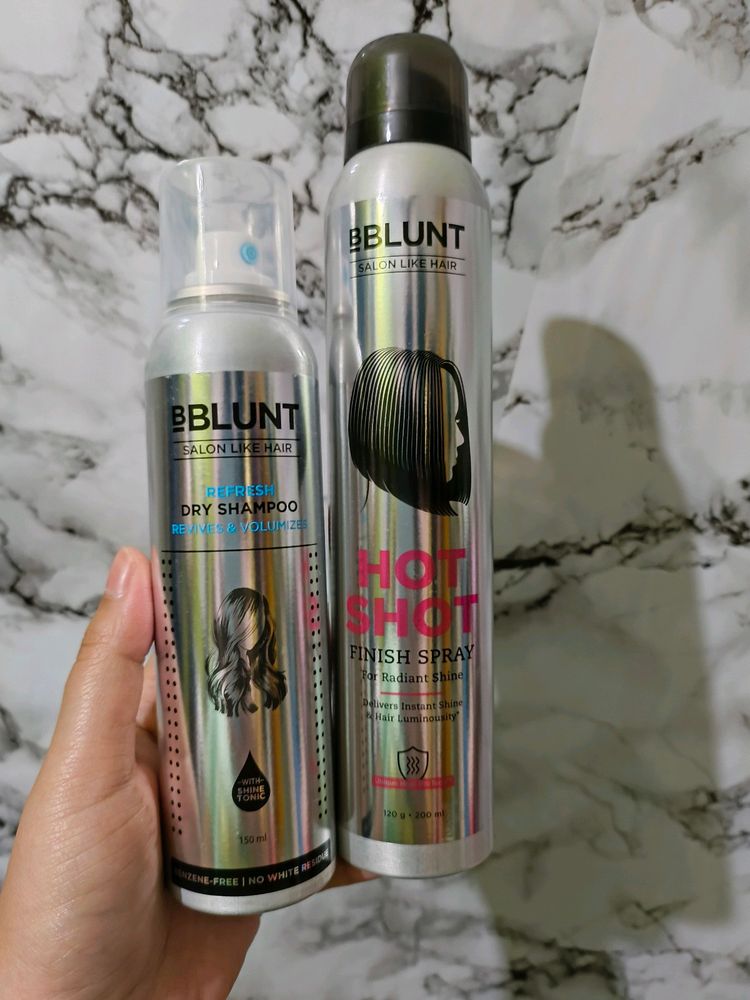 Combo Bblunt Dry Shampoo &amp; Finish Spray