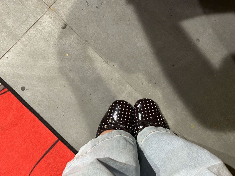 Chic Polka Dot Flats