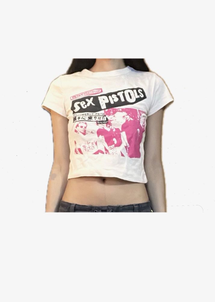 Y2K Sex Pistols Graphic Tee Size S H&amp;M No coins