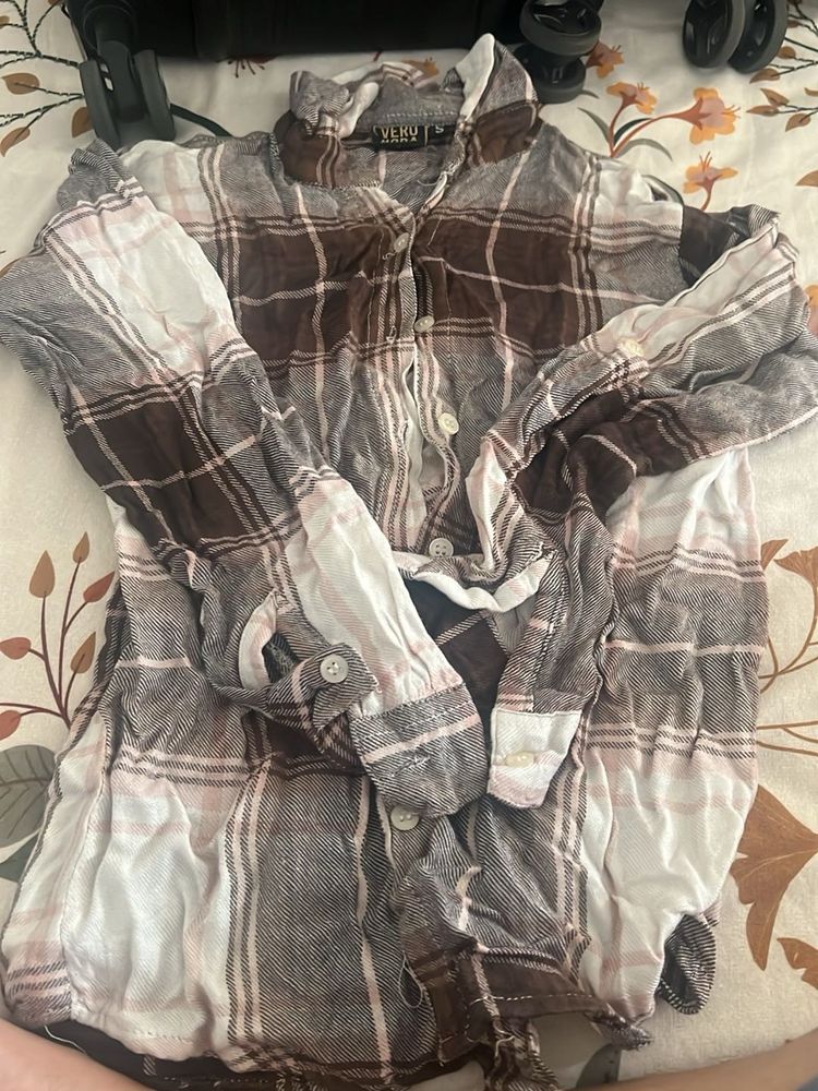 Cozy Plaid Button-Up Shirt