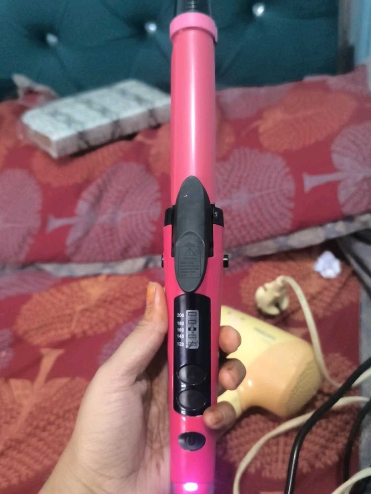 Pink Curling Wand